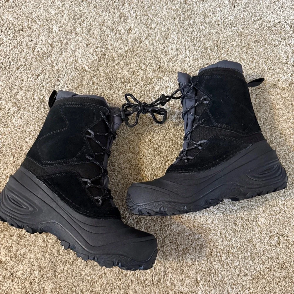 The‎ North Face Kids Alpenglow IV Waterproof Winter Snow Boots Black Size 4